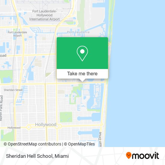 Mapa de Sheridan Hell School