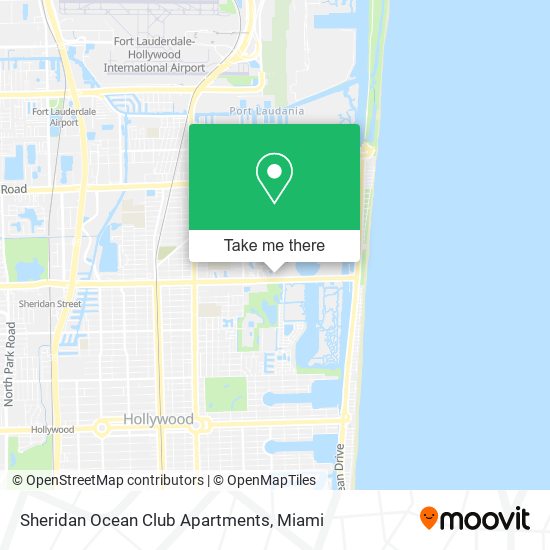 Mapa de Sheridan Ocean Club Apartments