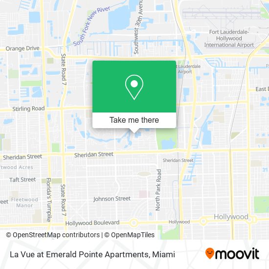 La Vue at Emerald Pointe Apartments map