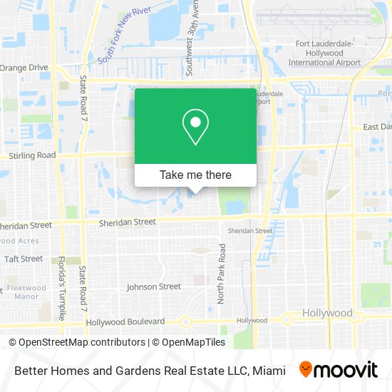 Mapa de Better Homes and Gardens Real Estate LLC