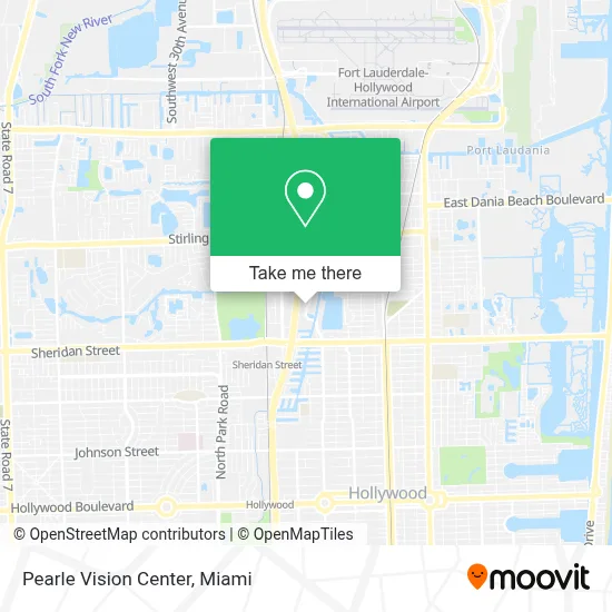 Pearle Vision Center map