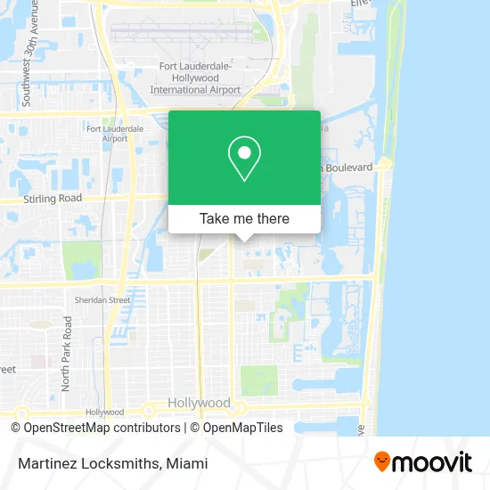 Martinez Locksmiths map