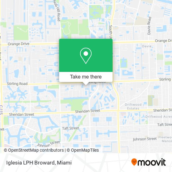 Mapa de Iglesia LPH Broward
