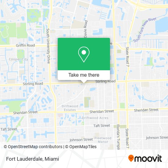 Fort Lauderdale map