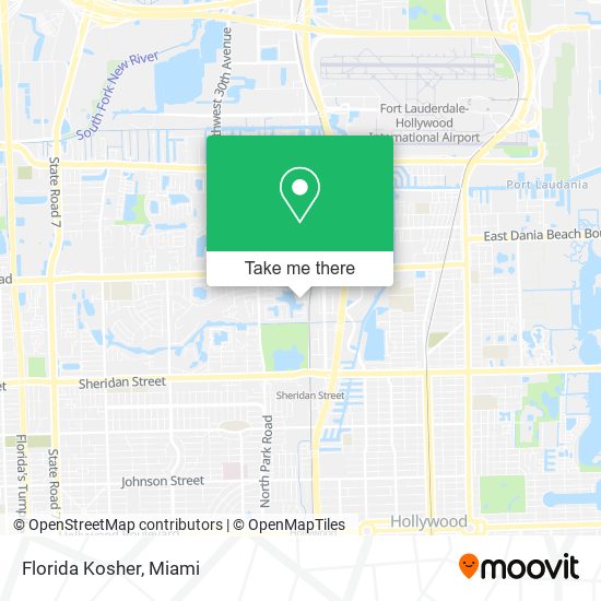 Florida Kosher map