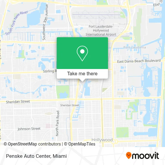 Penske Auto Center map