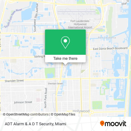 ADT Alarm & A D T Security map