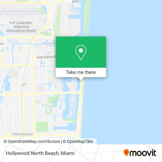 Hollywood North Beach map