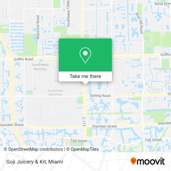 Goji Juicery & Kit map