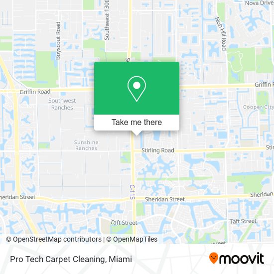 Mapa de Pro Tech Carpet Cleaning