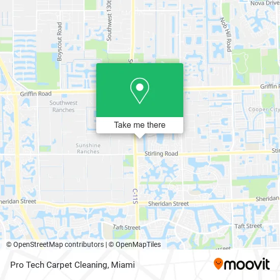 Pro Tech Carpet Cleaning map