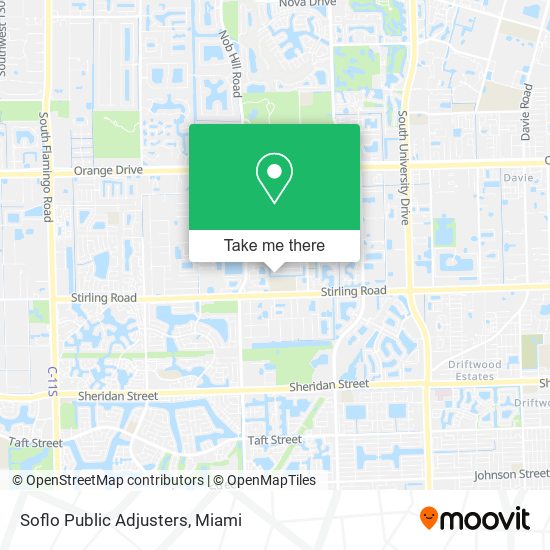 Soflo Public Adjusters map