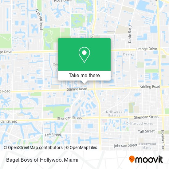 Bagel Boss of Hollywoo map