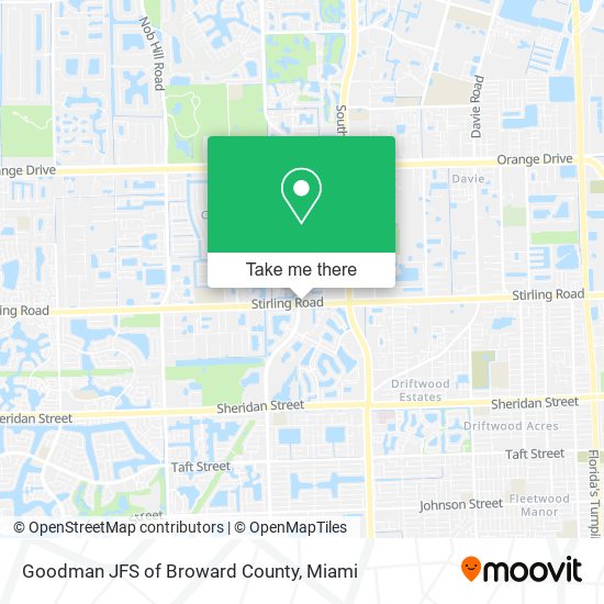 Goodman JFS of Broward County map