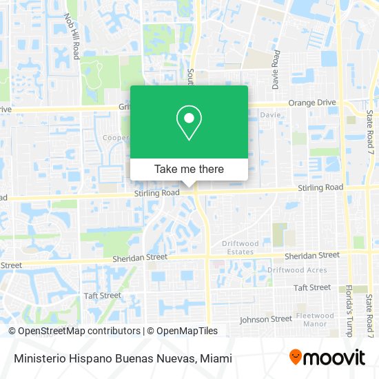 Ministerio Hispano Buenas Nuevas map