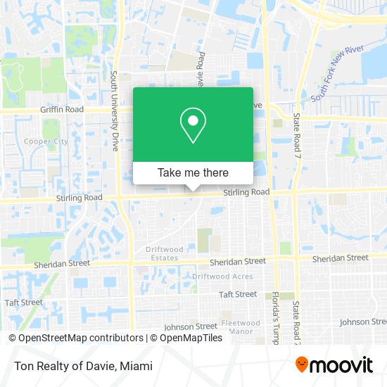 Mapa de Ton Realty of Davie