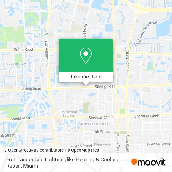 Fort Lauderdale Lightninglike Heating & Cooling Repair map