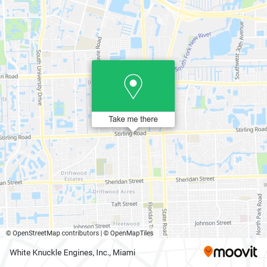 White Knuckle Engines, Inc. map