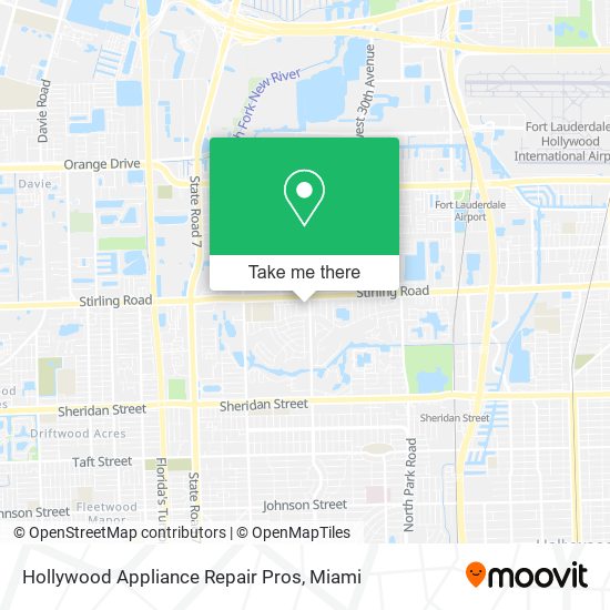 Mapa de Hollywood Appliance Repair Pros
