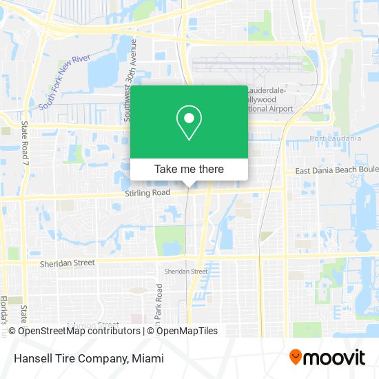 Hansell Tire Company map