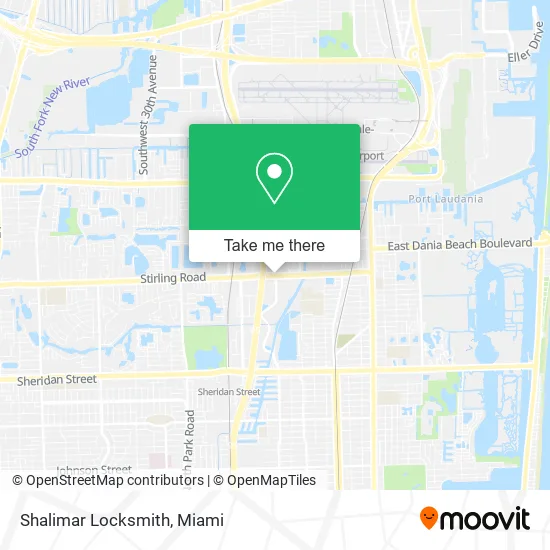 Shalimar Locksmith map