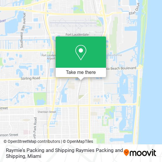 Raymie's Packing and Shipping Raymies Packing and Shipping map