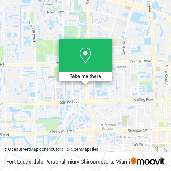 Mapa de Fort Lauderdale Personal Injury Chiropractors