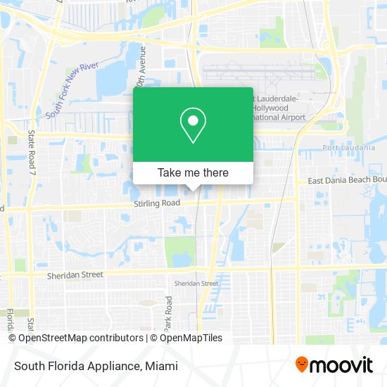 South Florida Appliance map