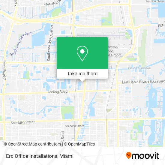 Erc Office Installations map