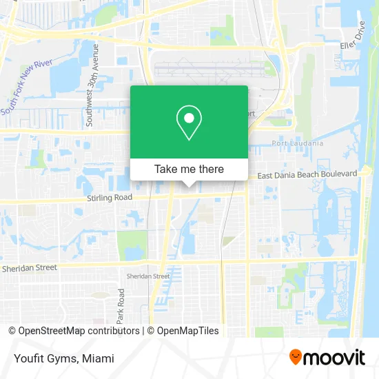 Youfit Gyms map
