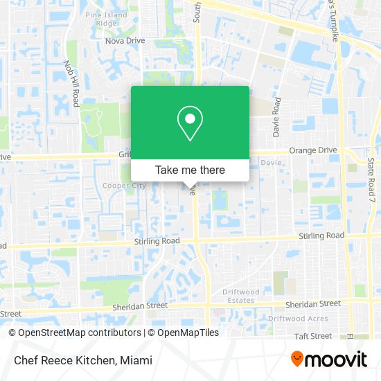 Chef Reece Kitchen map