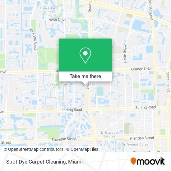 Mapa de Spot Dye Carpet Cleaning