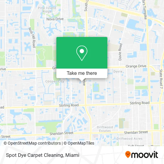 Spot Dye Carpet Cleaning map