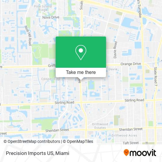 Mapa de Precision Imports US