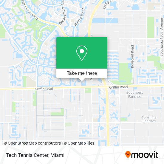 Mapa de Tech Tennis Center