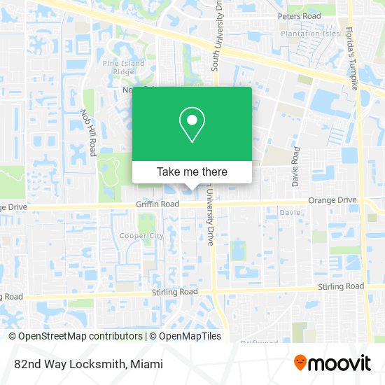 82nd Way Locksmith map