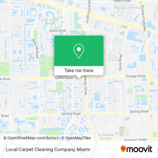 Local Carpet Cleaning Company map