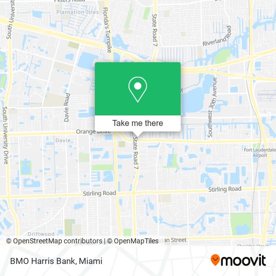 BMO Harris Bank map