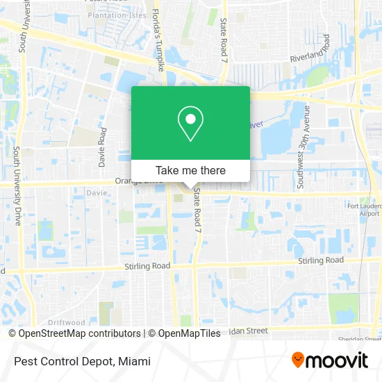 Pest Control Depot map