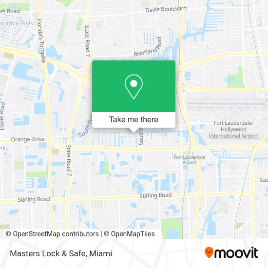 Masters Lock & Safe map