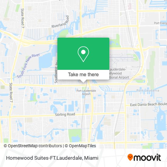 Homewood Suites-FT.Lauderdale map