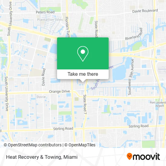 Heat Recovery & Towing map