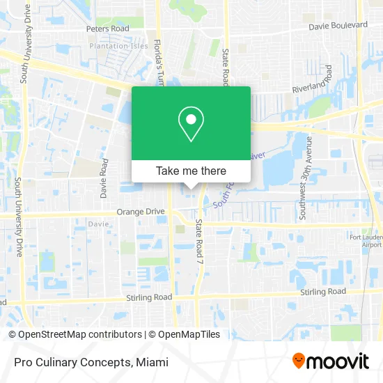 Pro Culinary Concepts map