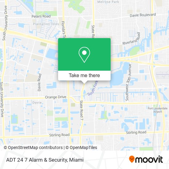 ADT 24 7 Alarm & Security map