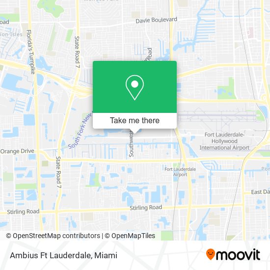 Ambius Ft Lauderdale map