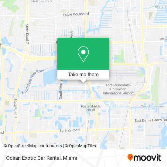 Ocean Exotic Car Rental map