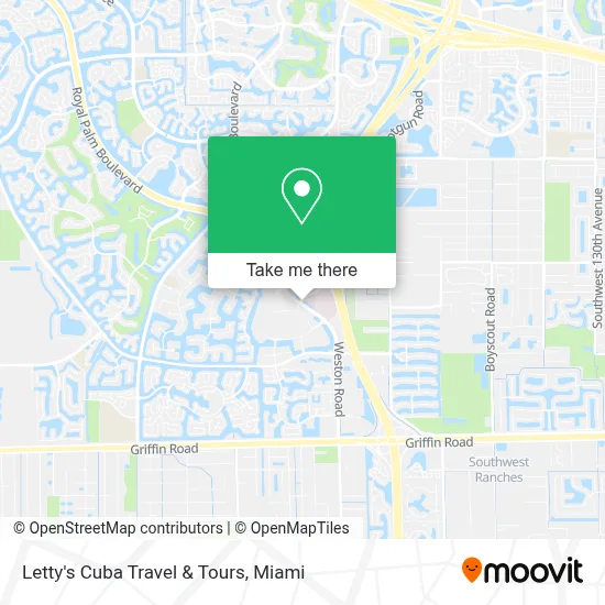 Letty's Cuba Travel & Tours map