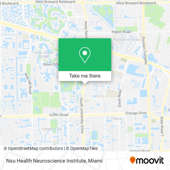 Nsu Health Neuroscience Institute map