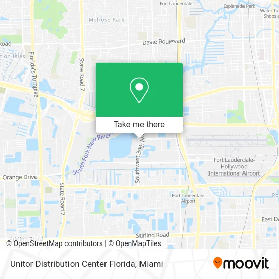 Unitor Distribution Center Florida map