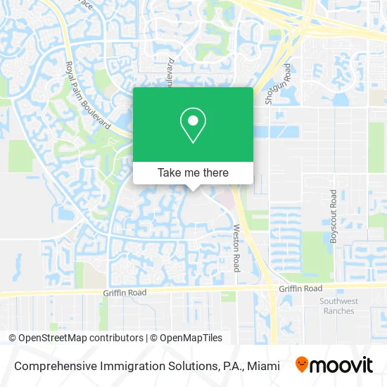 Mapa de Comprehensive Immigration Solutions, P.A.